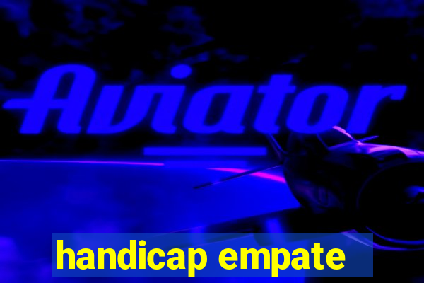 handicap empate - 1